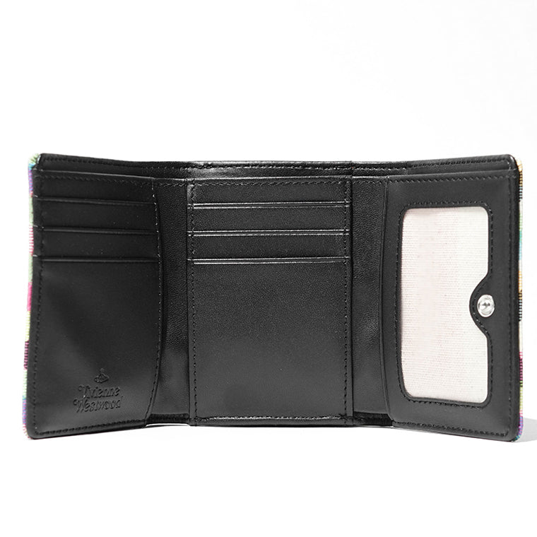 Vivienne Westwood レディース 3つ折り財布 SMALL FRAME WALLET 5115002MW S001S HEATHER PLAID マルチ O315