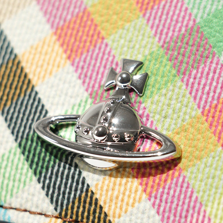 Vivienne Westwood レディース 3つ折り財布 SMALL FRAME WALLET 5115002MW S001S HEATHER PLAID マルチ O315