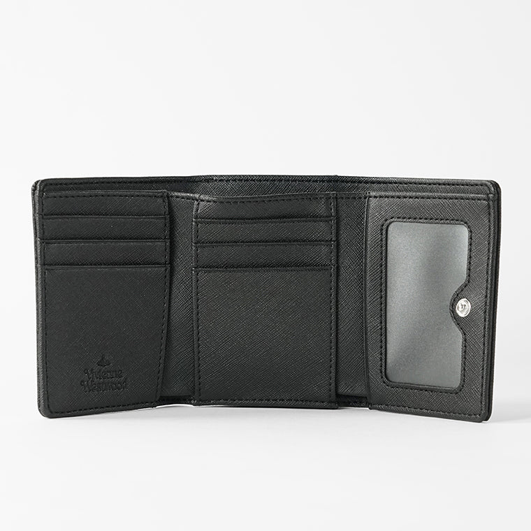 Vivienne Westwood レディース メンズ 3つ折り財布 SMALL FRAME WALLET 5115002MW S0021 BLACK ブラック N401