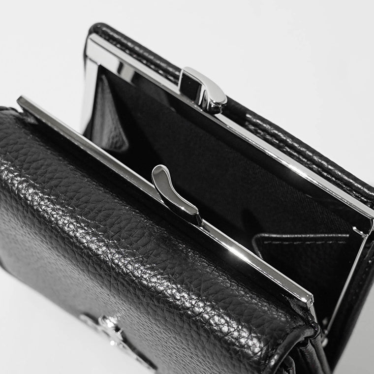 Vivienne Westwood レディース メンズ 3つ折り財布 SMALL FRAME WALLET 5115002NW S000D BLACK ブラック N403