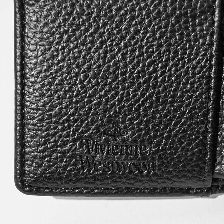 Vivienne Westwood レディース メンズ 3つ折り財布 SMALL FRAME WALLET 5115002NW S000D BLACK ブラック N403