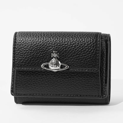 Vivienne Westwood レディース 3つ折り財布 SMALL FLAP PURSE 5115002TW S000D BLACK ブラック N403