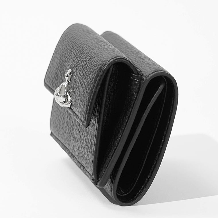 Vivienne Westwood レディース 3つ折り財布 SMALL FLAP PURSE 5115002TW S000D BLACK ブラック N403