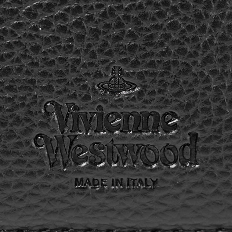 Vivienne Westwood レディース 3つ折り財布 SMALL FLAP PURSE 5115002TW S000D BLACK ブラック N403