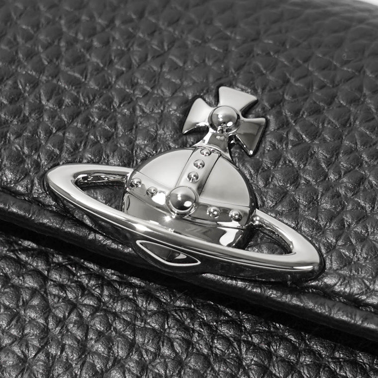 Vivienne Westwood レディース 3つ折り財布 SMALL FLAP PURSE 5115002TW S000D BLACK ブラック N403
