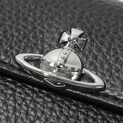 Vivienne Westwood レディース 3つ折り財布 SMALL FLAP PURSE 5115002TW S000D BLACK ブラック N403