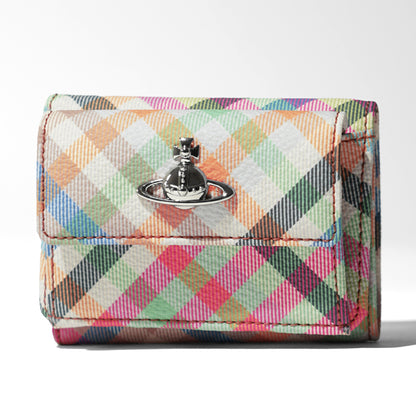 Vivienne Westwood レディース 3つ折り財布 SMALL FLAP PURSE 5115002TW S001S HEATHER PLAID マルチ O315