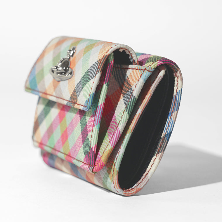 Vivienne Westwood レディース 3つ折り財布 SMALL FLAP PURSE 5115002TW S001S HEATHER PLAID マルチ O315