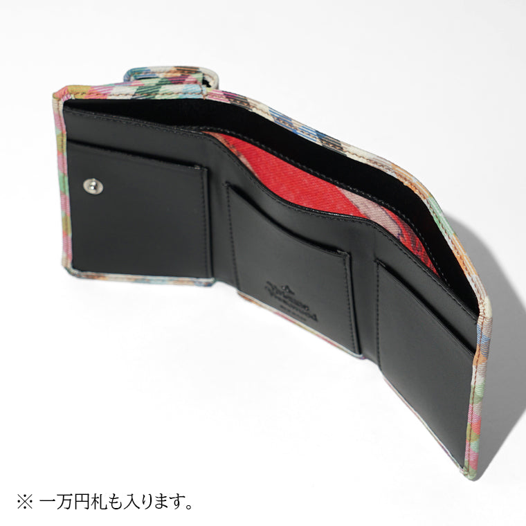 Vivienne Westwood レディース 3つ折り財布 SMALL FLAP PURSE 5115002TW S001S HEATHER PLAID マルチ O315