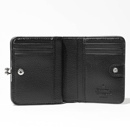 Vivienne Westwood レディース メンズ 2つ折り財布 WALLET FR POCKET 5115002XW S000D BLACK ブラック N403