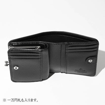 Vivienne Westwood レディース メンズ 2つ折り財布 WALLET FR POCKET 5115002XW S000D BLACK ブラック N403