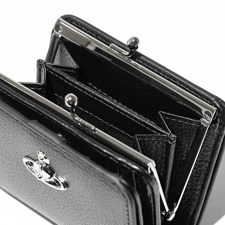 Vivienne Westwood レディース メンズ 2つ折り財布 WALLET FR POCKET 5115002XW S000D BLACK ブラック N403