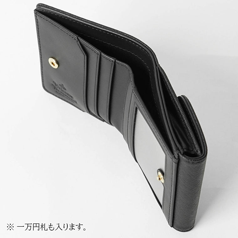 Vivienne Westwood レディース メンズ 2つ折り財布 SMALL WALLET 51150032W L001N BLACK ブラック N402