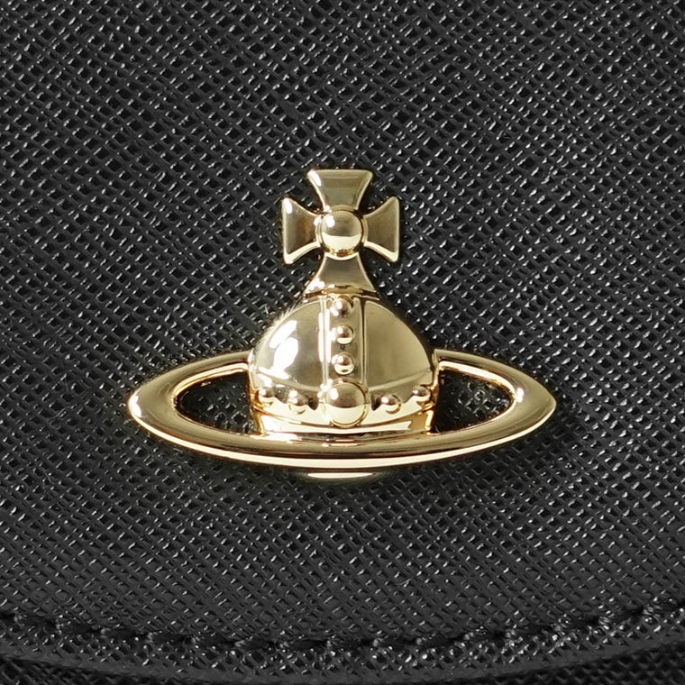 Vivienne Westwood レディース メンズ 2つ折り財布 SMALL WALLET 51150032W L001N BLACK ブラック N402