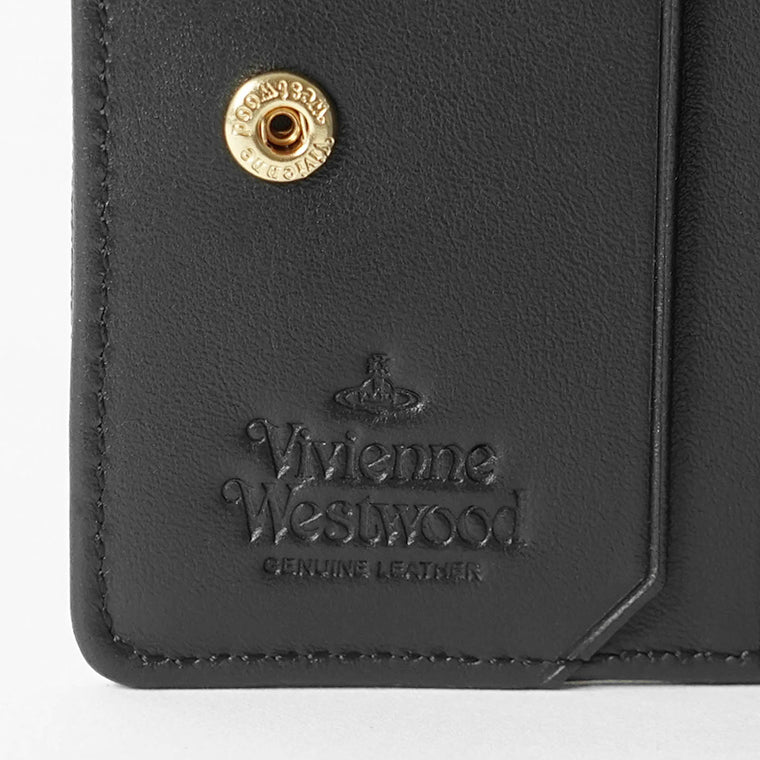 Vivienne Westwood レディース メンズ 2つ折り財布 SMALL WALLET 51150032W L001N BLACK ブラック N402