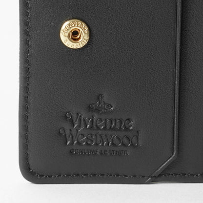 Vivienne Westwood レディース メンズ 2つ折り財布 SMALL WALLET 51150032W L001N BLACK ブラック N402