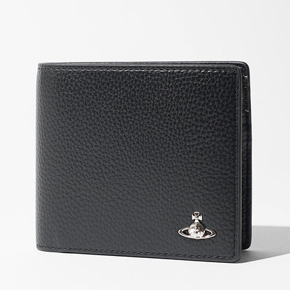 Vivienne Westwood メンズ 2つ折り財布 WALLET WITH COIN POCKET 5115003NM S000D BLACK ブラック N403