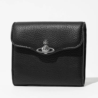 Vivienne Westwood レディース 3つ折り財布 HUNTER FLAP WALLET 5115003TW S000D BLACK ブラック N403