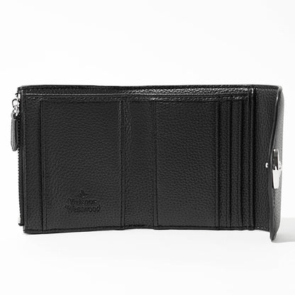 Vivienne Westwood レディース 3つ折り財布 HUNTER FLAP WALLET 5115003TW S000D BLACK ブラック N403