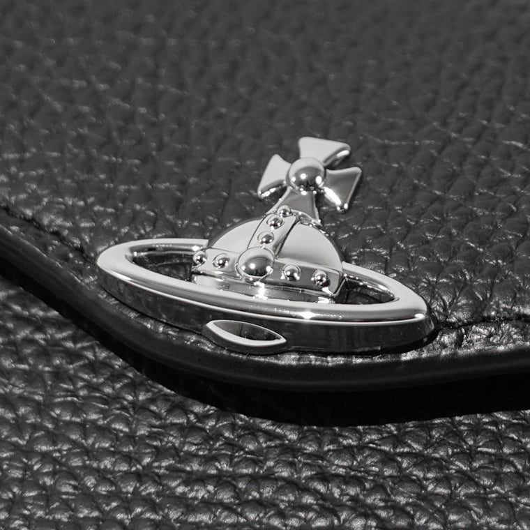 Vivienne Westwood レディース 3つ折り財布 HUNTER FLAP WALLET 5115003TW S000D BLACK ブラック N403