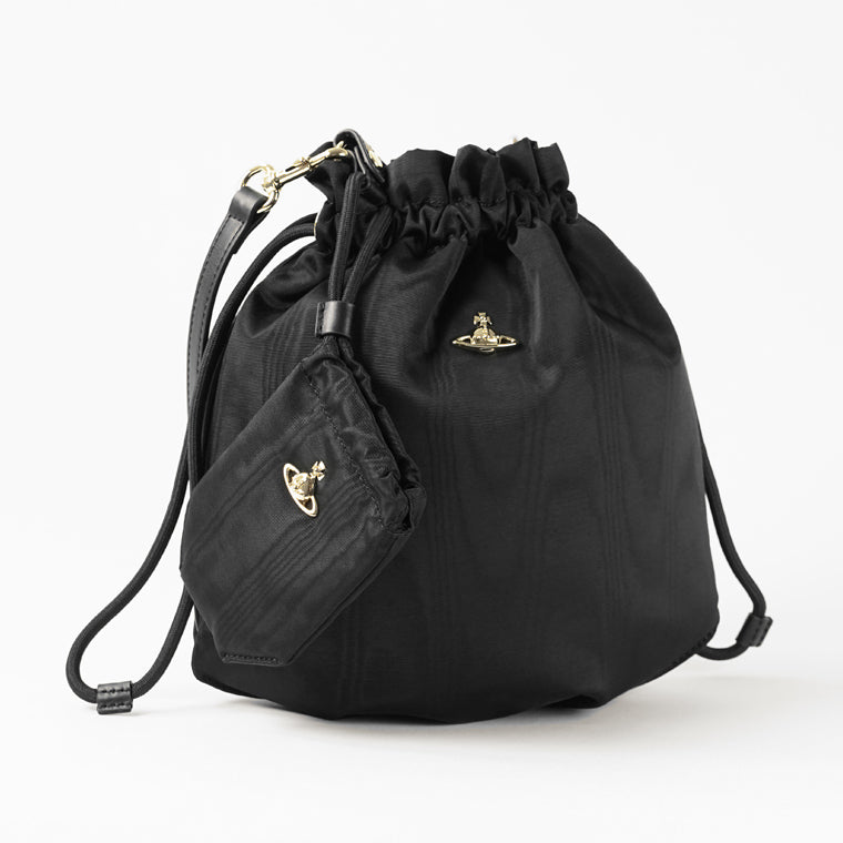 Vivienne Westwood レディース バッグ DRAWSTRING POUCH SET 57010007U W01F4 BLACK ブラック N401