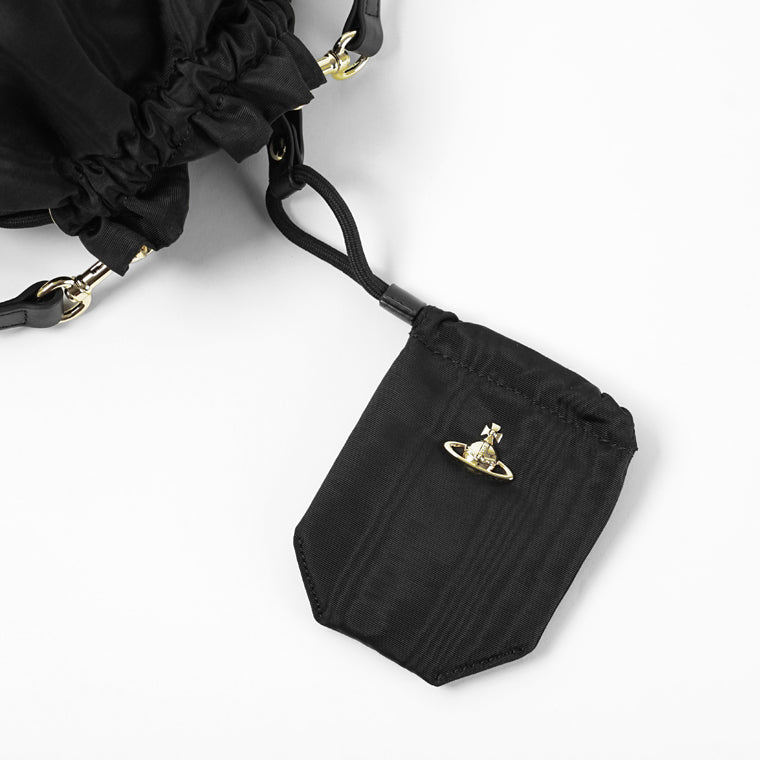 Vivienne Westwood レディース バッグ DRAWSTRING POUCH SET 57010007U W01F4 BLACK ブラック N401