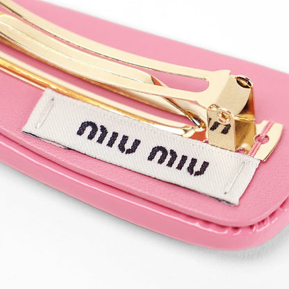 MIU MIU レディース ヘアクリップ VERNICE 5IF092 069 3カラー