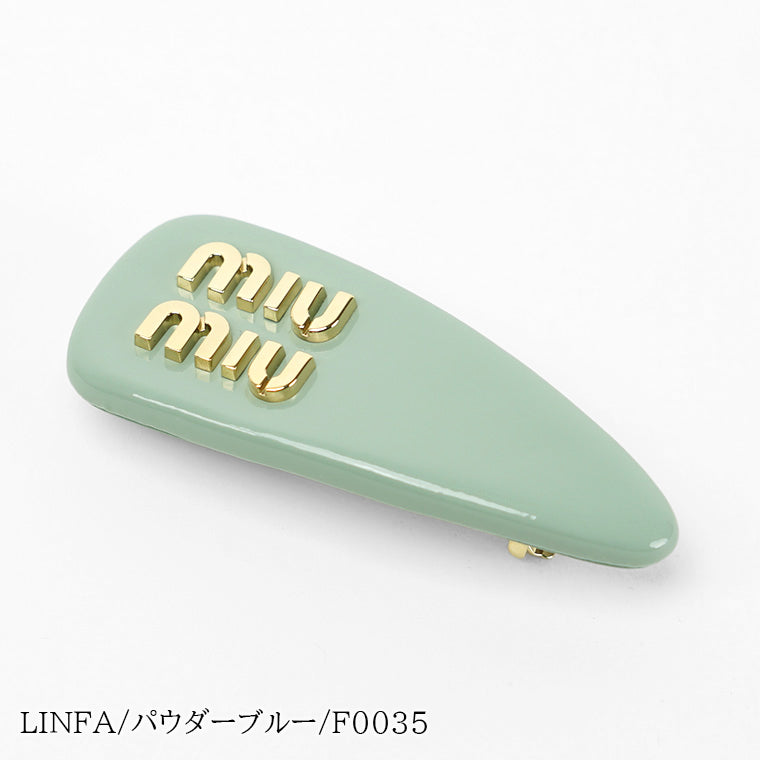MIU MIU レディース ヘアクリップ VERNICE 5IF092 069 3カラー