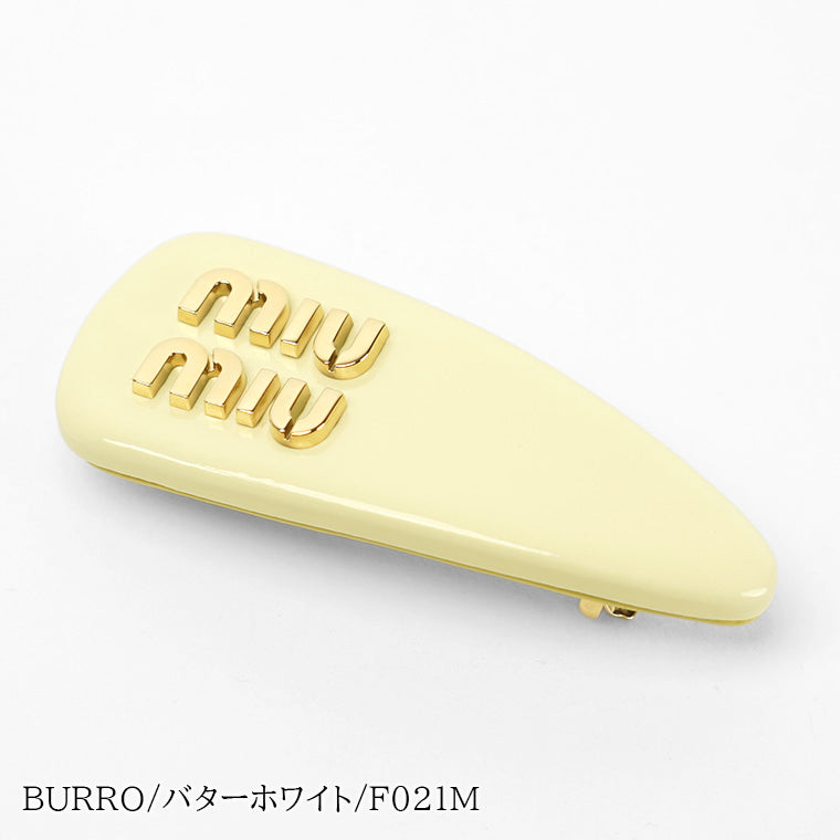 MIU MIU レディース ヘアクリップ VERNICE 5IF092 069 3カラー