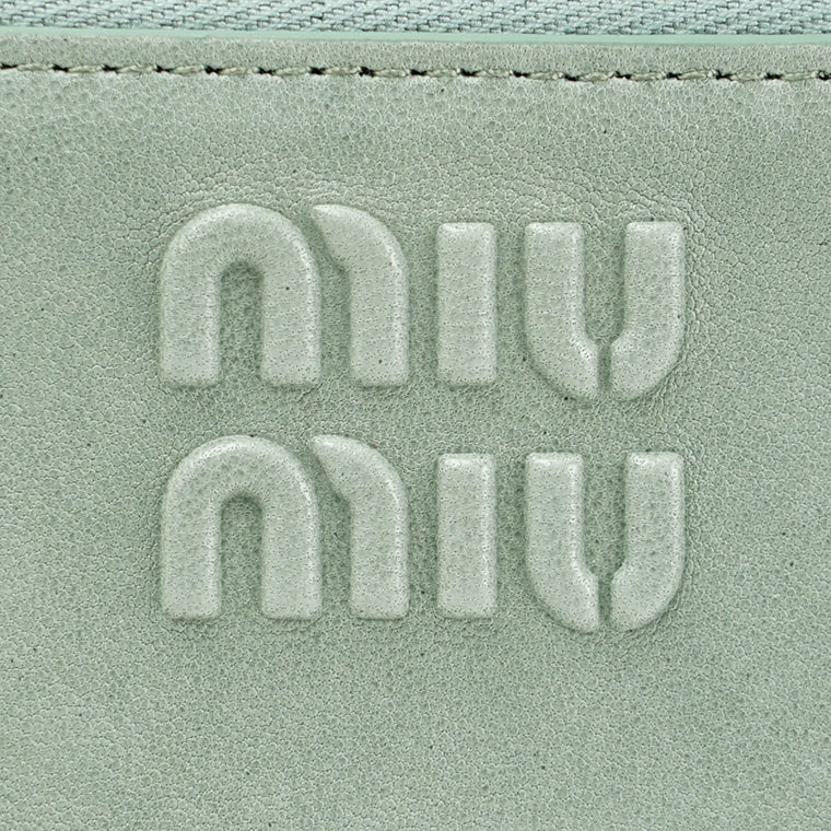 MIU MIU レディース フラグメントケース NAPPA AVIATOR 5MB066 AEFX LINFA パウダーブルー F0035