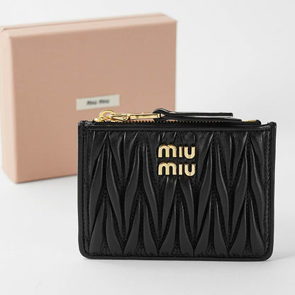 MIU MIU レディース コイン＆カードケース MATELASSE' MIU 5MC093 AFPP 2カラー