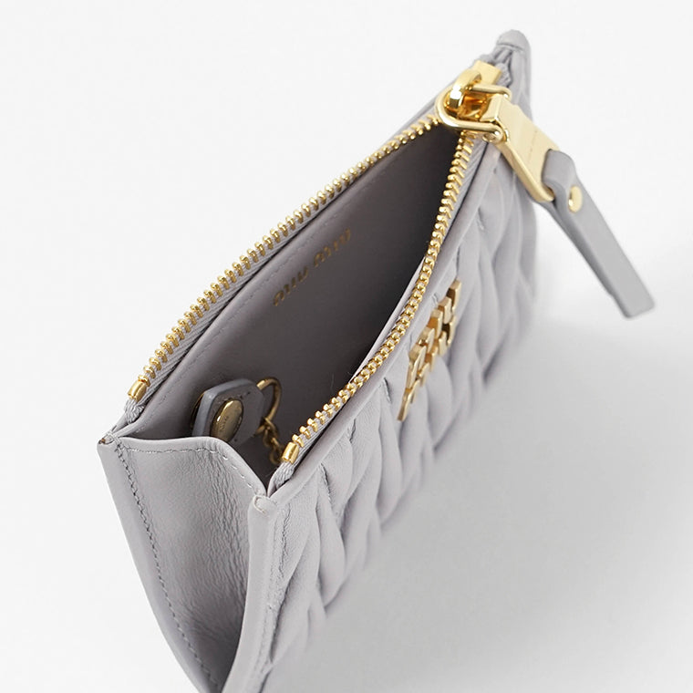 ミュウミュウ MIU MIU レディース コイン＆カードケース ブラック