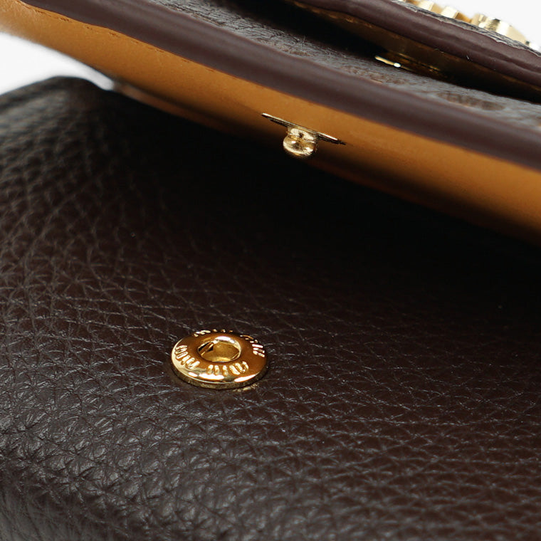 MIU MIU レディース 3つ折り財布 VIT.PHENIX+SOFT 5MH021 2IIB 2カラー