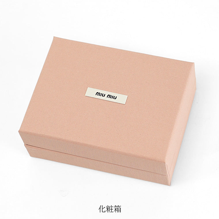 MIU MIU レディース 3つ折り財布 VIT.PHENIX+SOFT 5MH021 2IIB 2カラー