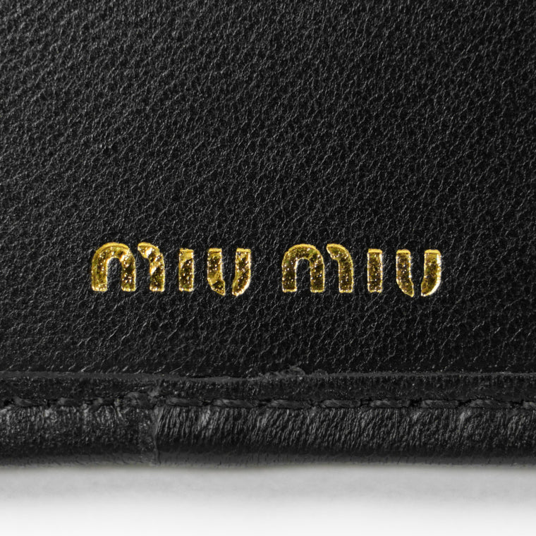 MIU MIU レディース 3つ折り財布 MATELASSE' MIU 5MH033 AFPP 2カラー