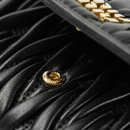 MIU MIU レディース 3つ折り財布 MATELASSE' MIU 5MH033 AFPP 2カラー