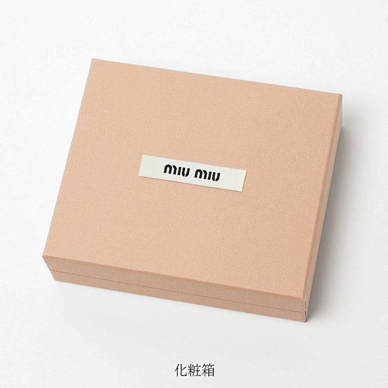 MIU MIU レディース 2つ折り財布 5ML047 ADT7 2カラー