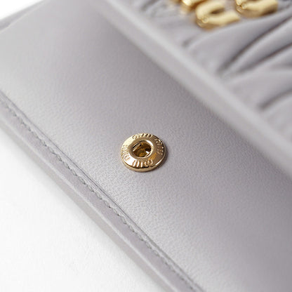 MIU MIU レディース 2つ折り財布 MATELASSE' MIU 5MV204 AFPP 2カラー