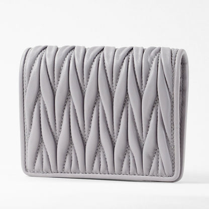 MIU MIU レディース 2つ折り財布 MATELASSE' MIU 5MV204 AFPP 2カラー