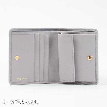 MIU MIU レディース 2つ折り財布 MATELASSE' MIU 5MV204 AFPP 2カラー