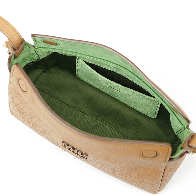 MIU MIU レディース ショルダーバッグ VITELLO PHENIX 5NF462 2IFL CARAMEL LARICE キャメル F04YM