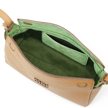 MIU MIU レディース ショルダーバッグ VITELLO PHENIX 5NF462 2IFL CARAMEL LARICE キャメル F04YM
