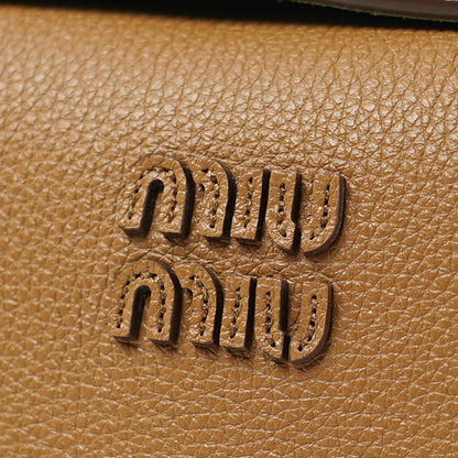 MIU MIU レディース ショルダーバッグ VITELLO PHENIX 5NF462 2IFL CARAMEL LARICE キャメル F04YM