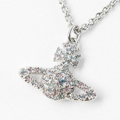 Vivienne Westwood レディース ネックレス 63020092 PLATINUM VITRAIL LIGHT CRYSTAL シルバー P441