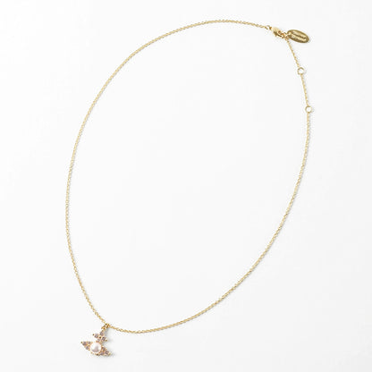 Vivienne Westwood レディース ネックレス FEODORA PENDANT 630203EP GOLD CHAMPAGNE CZ PINK PEARL ゴールド ピンクパール R988