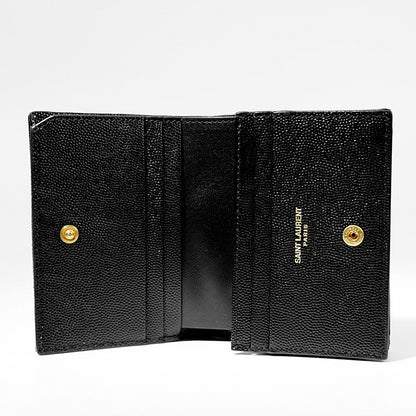 SAINT LAURENT レディース 2つ折り財布 MONOGRAMME WALLET 668290 BOWA1 NERO ブラック 1000