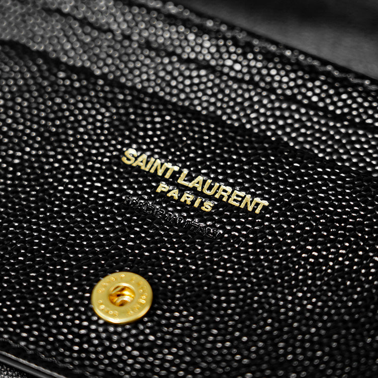 SAINT LAURENT レディース 2つ折り財布 MONOGRAMME WALLET 668290 BOWA1 NERO ブラック 1000