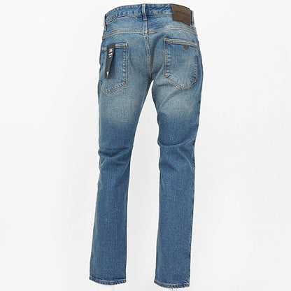 【2024AW CLEARANCE SALE】 EMPORIO ARMANI メンズ ジーンズ 6D1J06 1D67Z DENIM BLU MD ウォッシュブルー 0942