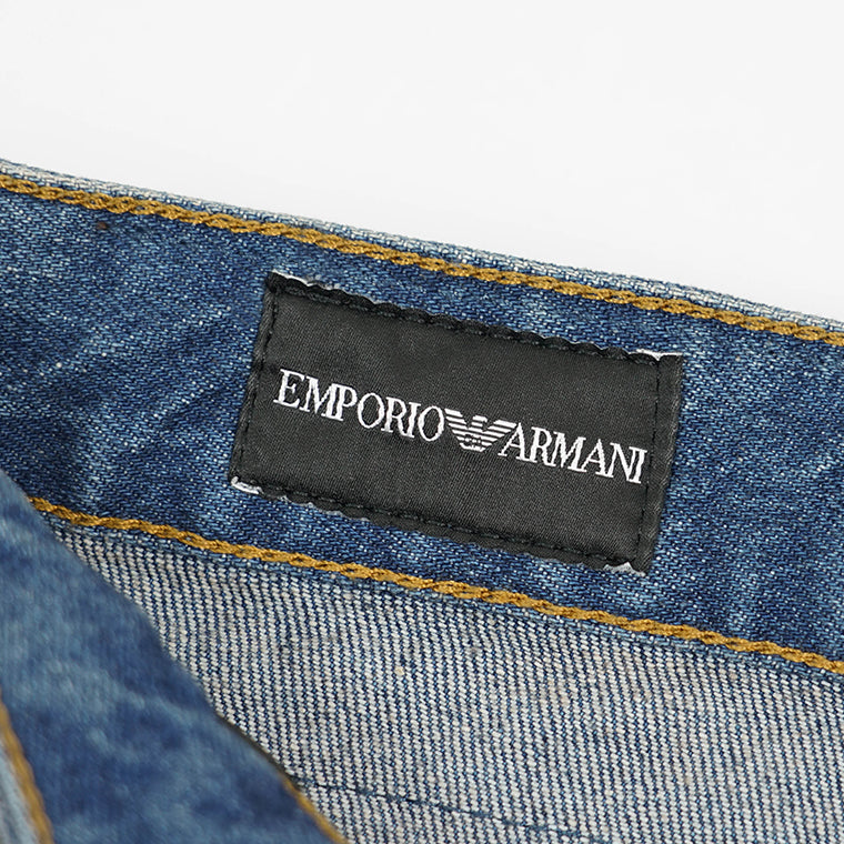 【2024AW CLEARANCE SALE】 EMPORIO ARMANI メンズ ジーンズ 6D1J06 1D67Z DENIM BLU MD ウォッシュブルー 0942