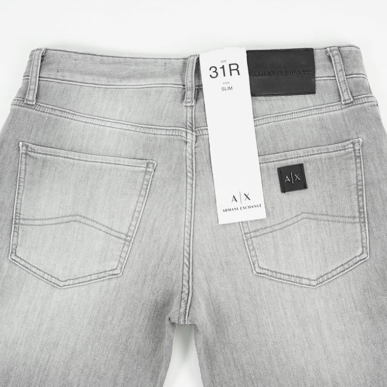 ARMANI EXCHANGE メンズ ジーンズ 6DZJ13 Z3TTZ GREY DENIM ウォッシュグレー 0903